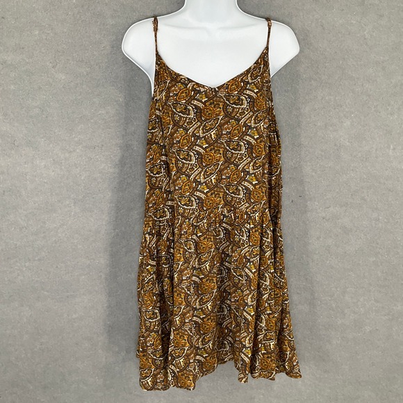 American Eagle Outfitters Dresses & Skirts - American Eagle Outfitters Dress Sz L Paisley Brown Pockets Sleeveless Sundress‎